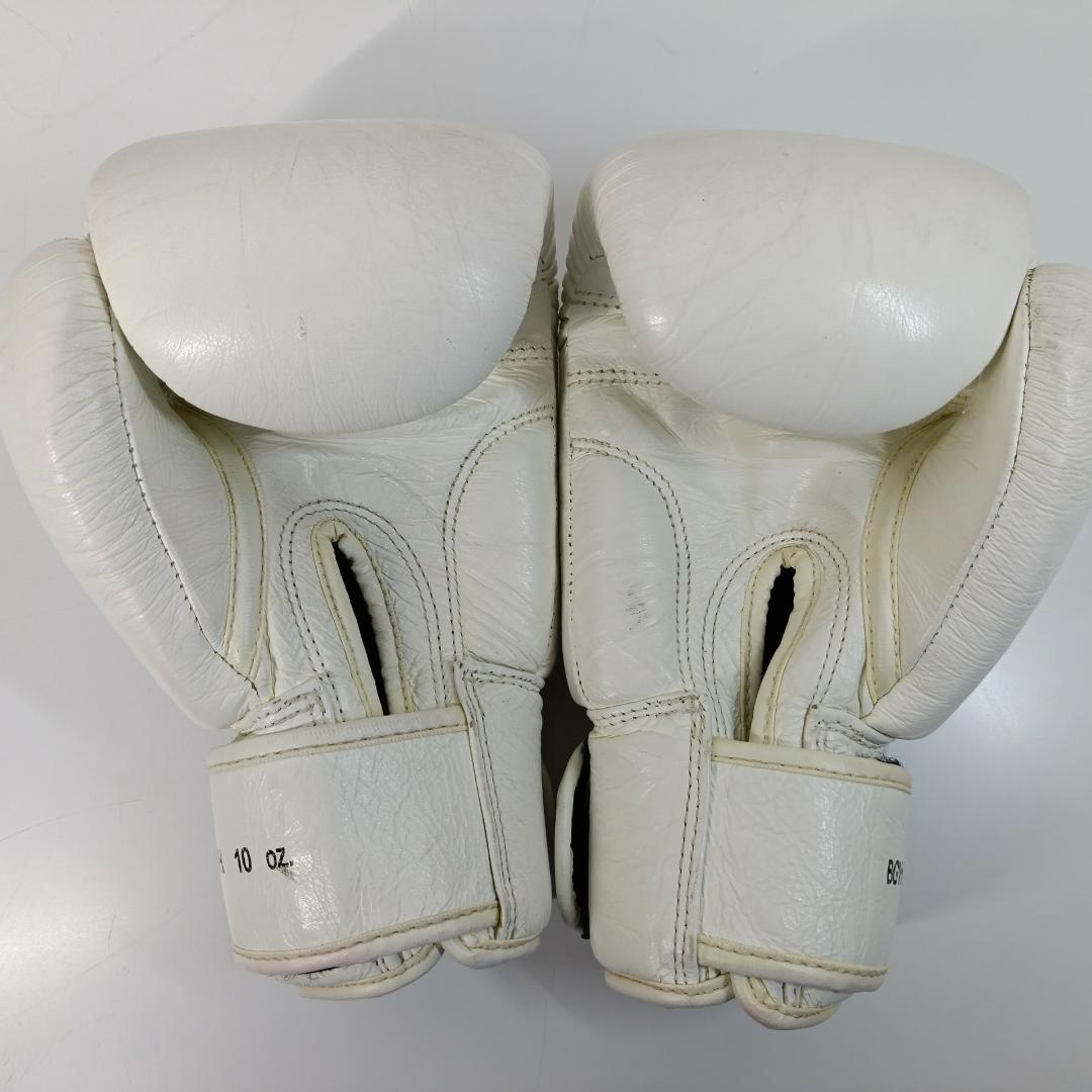 WINDBY ボクシンググローブ 10oz ホワイト ウィンディ 本革 白