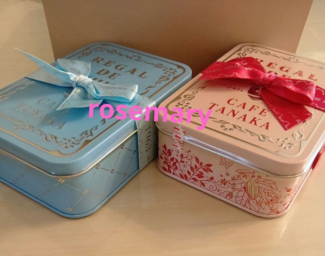 カフェタナカ　名古屋高島屋限定　ヴェルジェ缶・プティ　ビスキュイ　クッキー缶