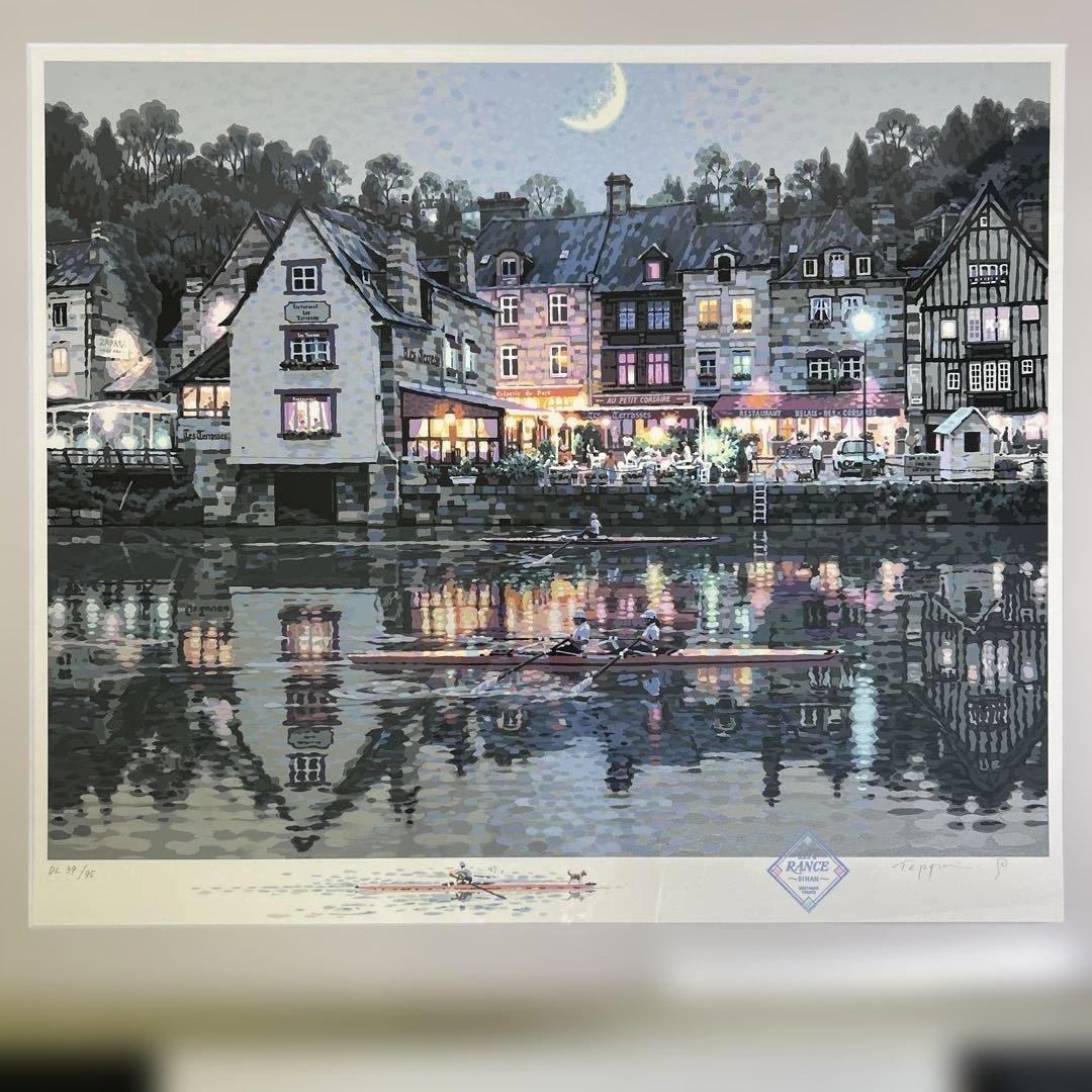 真作　笹倉鉄平 ラ・ランスDX シルクスクリーン 保証書付新品