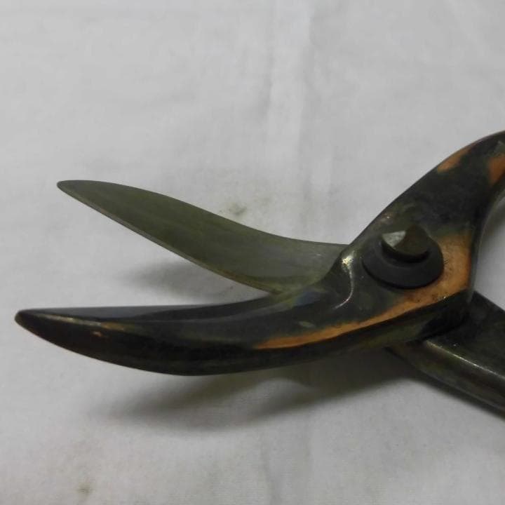 喜光板金鋏　柳刃210㎜　ブロンズ仕上げ