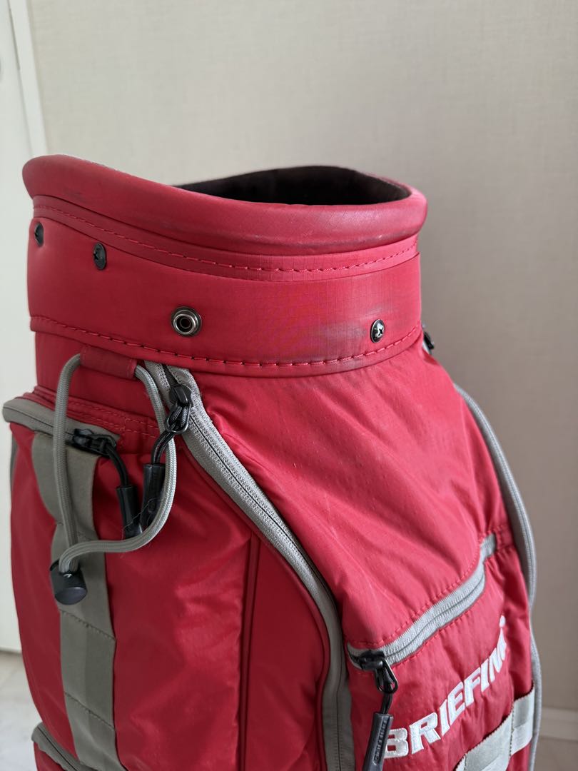BRIEFING ブリーフィング キャディーバッグ　レッド