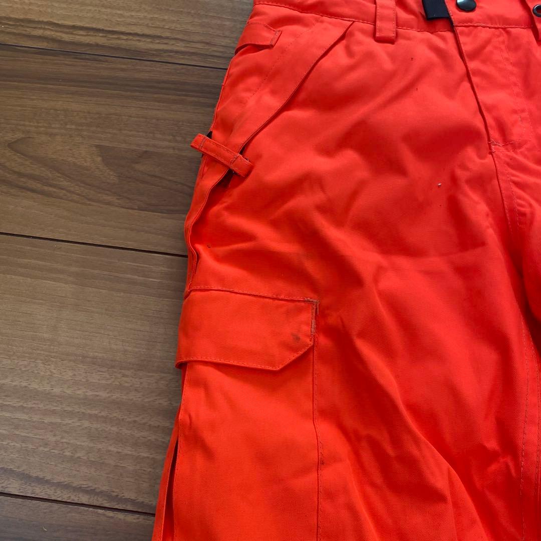 スノーボードウェア 686 S オレンジ　カーキ　セットアップ　上下