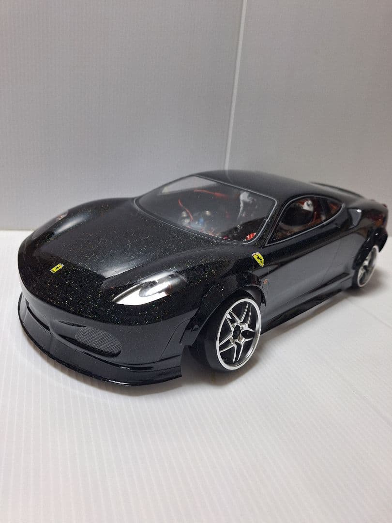 10分1ラジコンボディ、Ferrari ブラック