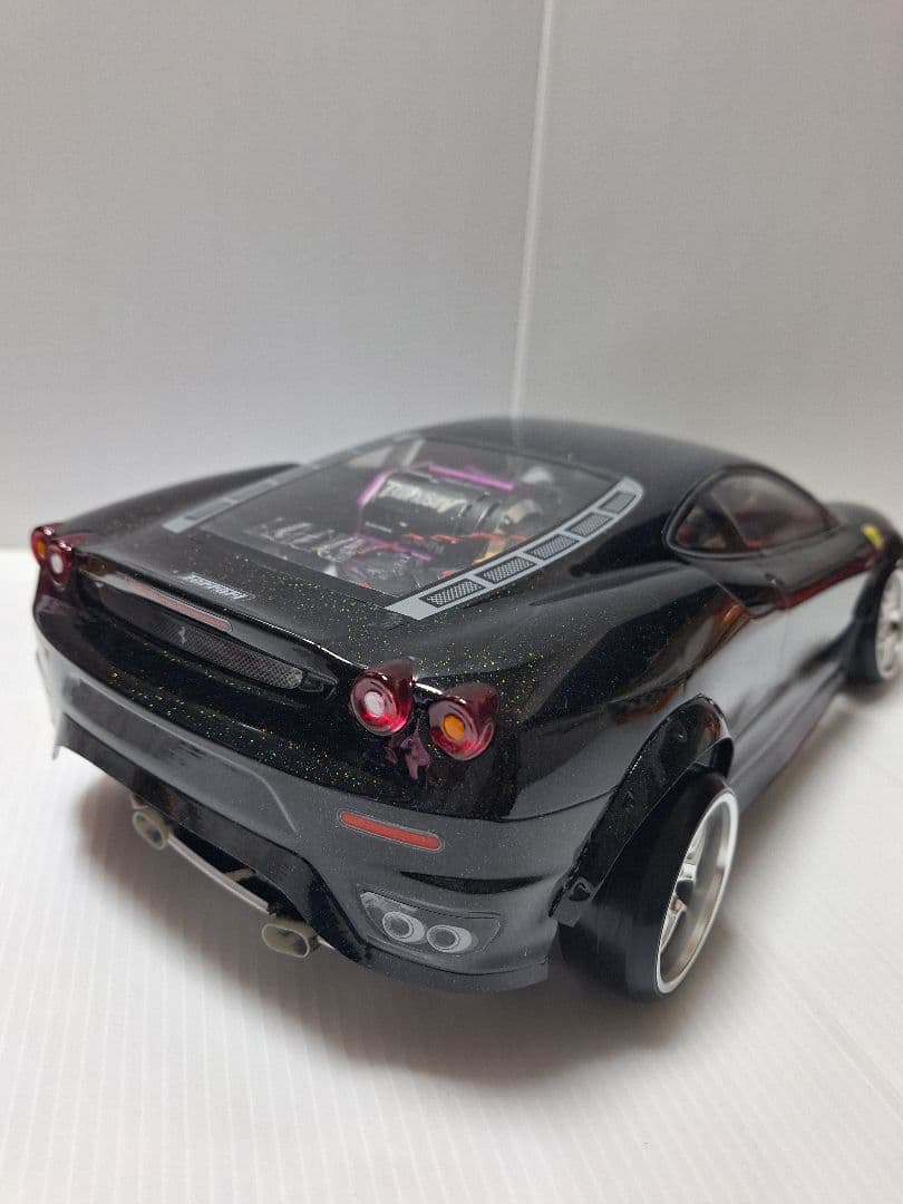 10分1ラジコンボディ、Ferrari ブラック