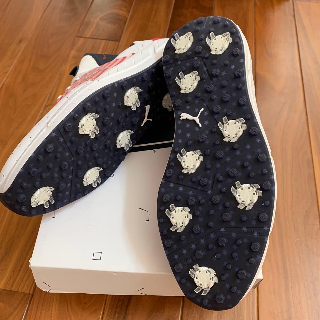 がく　新品未使用 限定モデルPUMA ゴルフシューズ 29.5㎝