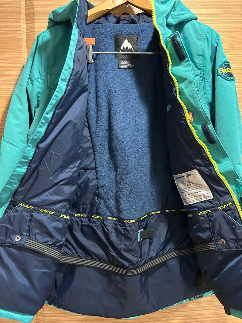 BURTON バートンスノボウェア　kids XL ピーコックグリーン