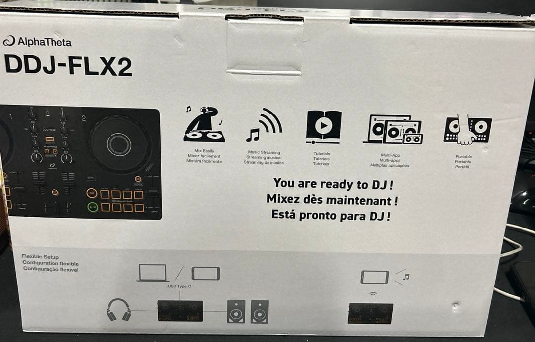新品AlphaThetaコンパクト 2ch DJコントローラー DDJ-FLX2