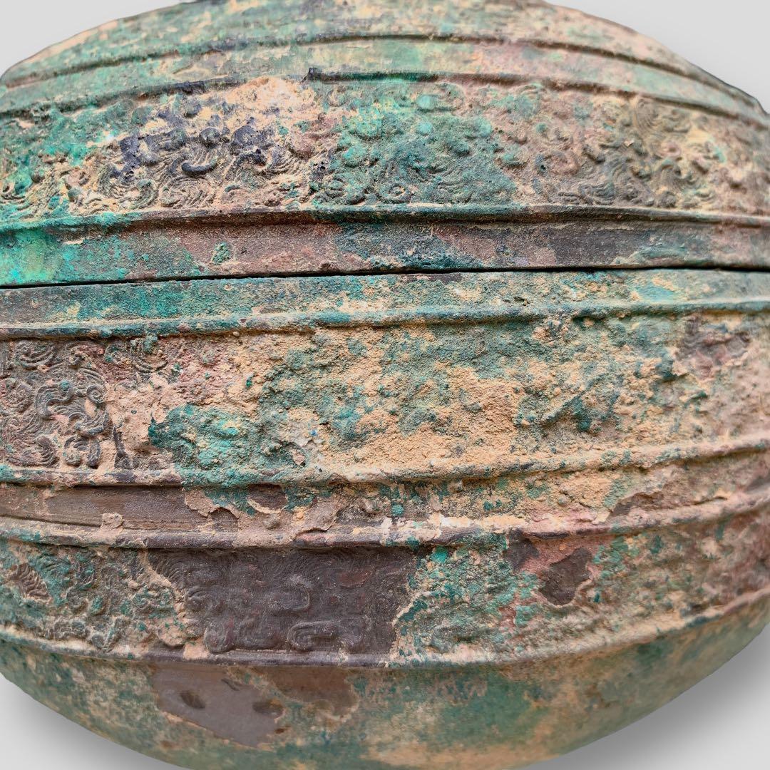 青銅器　豆　中国　骨董品　鼎（てい）　アンティーク