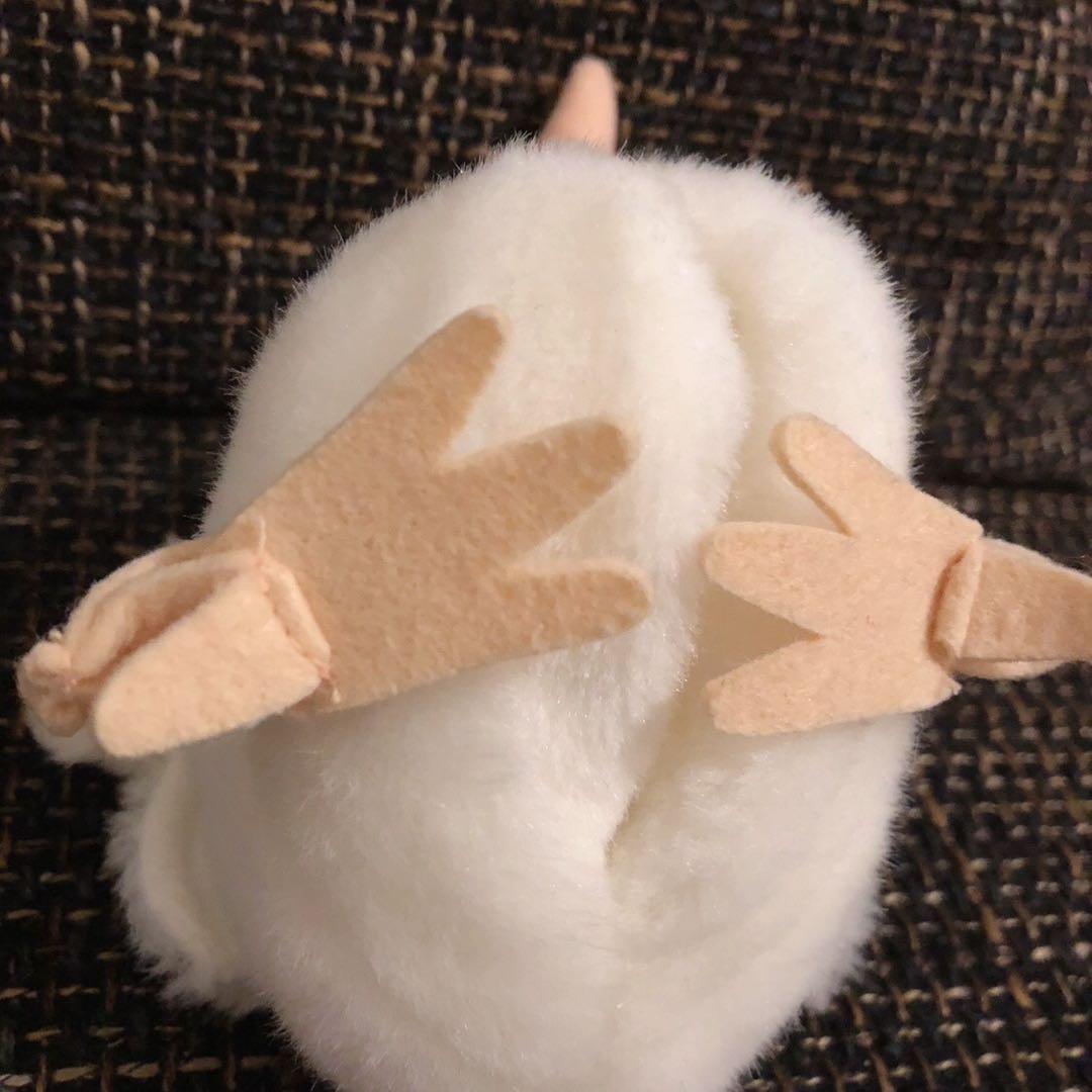 やまね工房　ぬいぐるみ　こうのとりのひな　コウノトリ