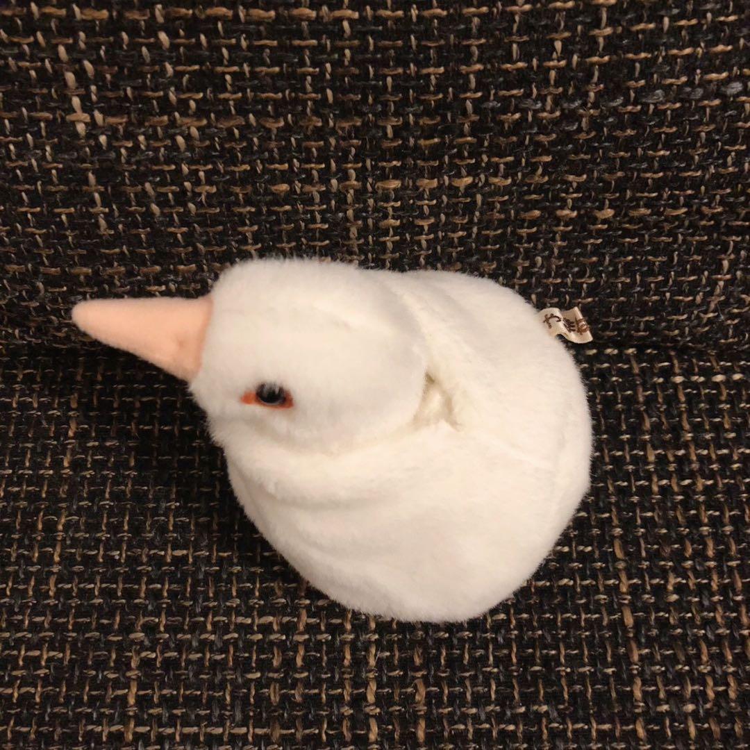 やまね工房　ぬいぐるみ　こうのとりのひな　コウノトリ