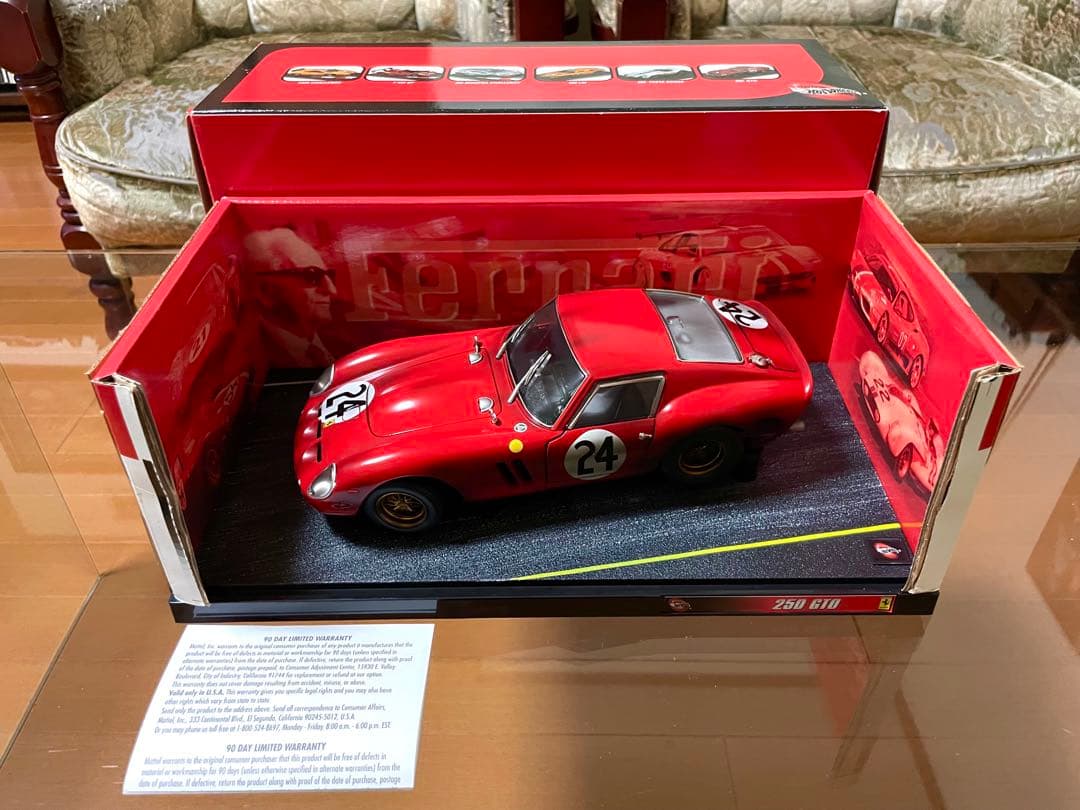 1/18 ホットウィール フェラーリ250GTO ウェザリング仕様