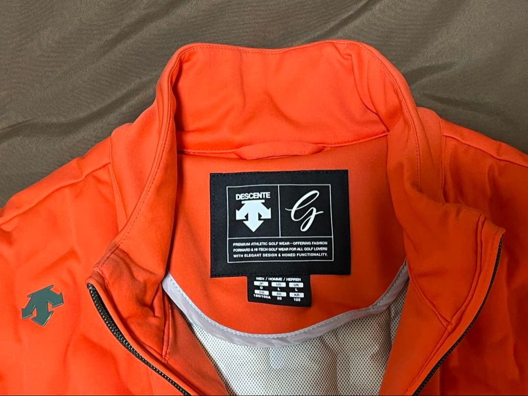 DESCENTEGOLF デサントゴルフ ウィルドダウンジャケット　オレンジ