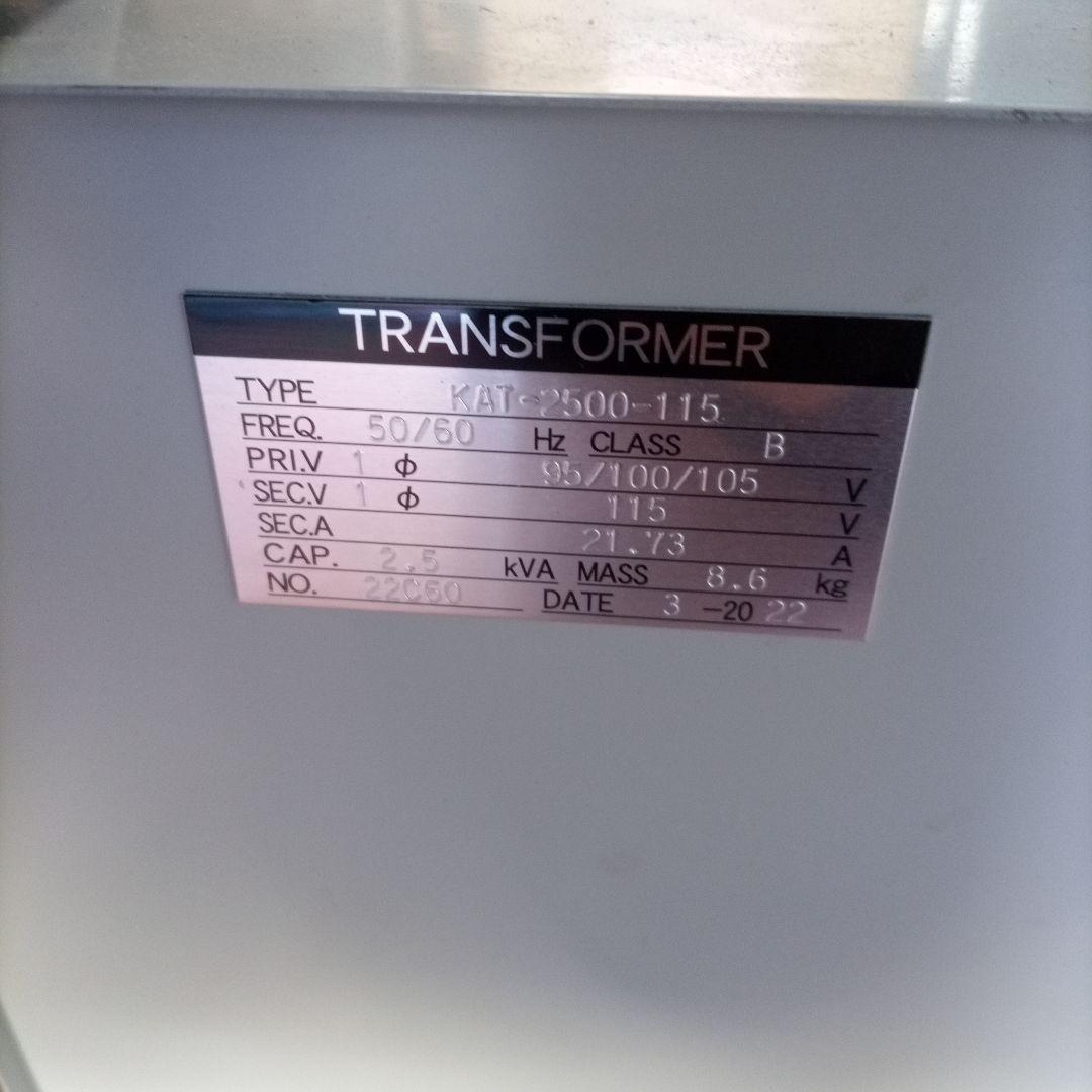 115V変圧器 コンパクトデザイン