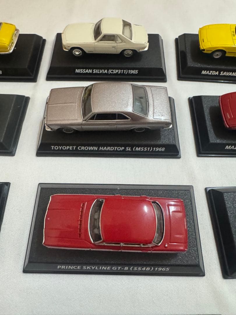 台座付きミニカーまとめ売り　絶版名車コレクション　京商　REAL-X ポルシェ