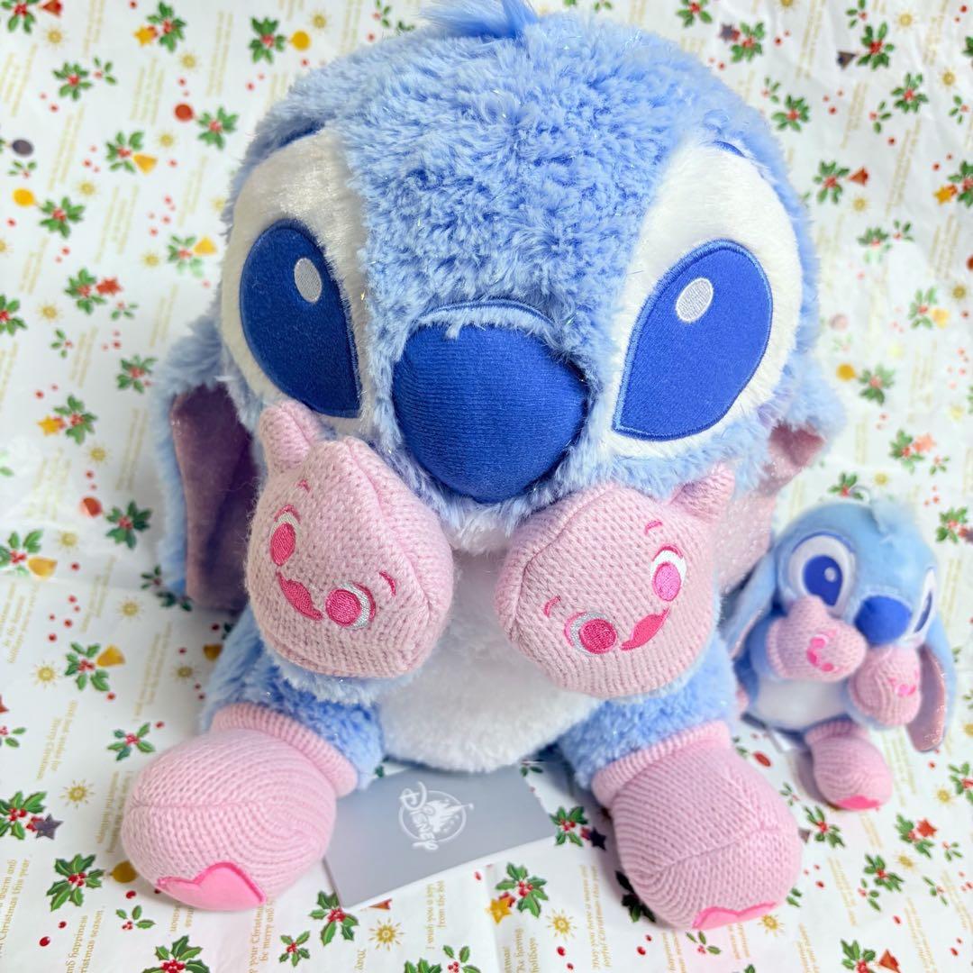 ディズニーストア　スティッチ　ぬいぐるみ&キーチェーン