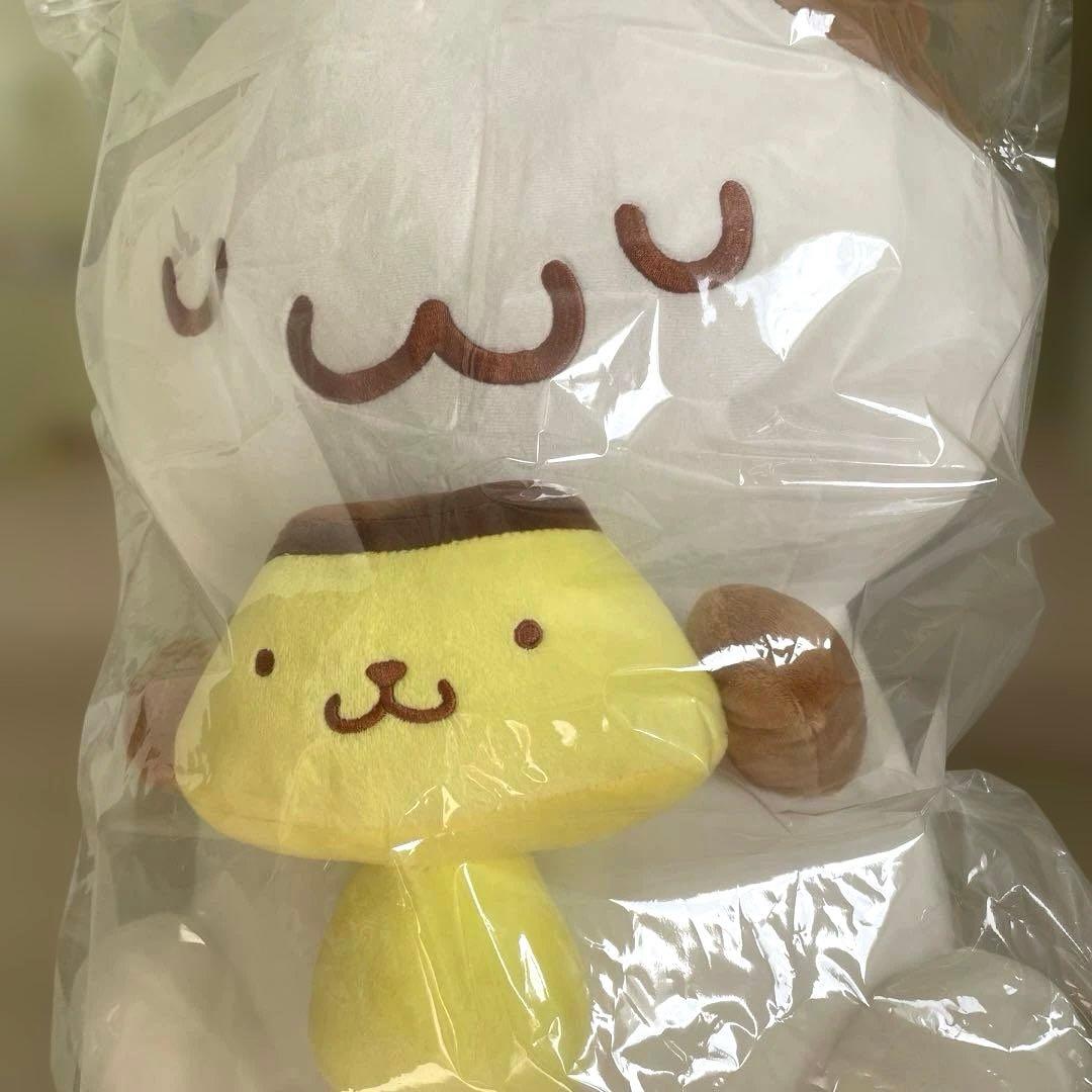 ポムポムプリン チームプリン マフィン プリンタケ 特大ぬいぐるみ 希少