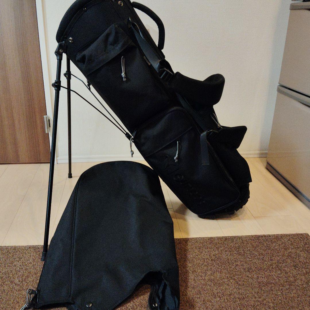 OUTDOOR PRODUCTS ゴルフバッグ プーマ ブラックスタンド式