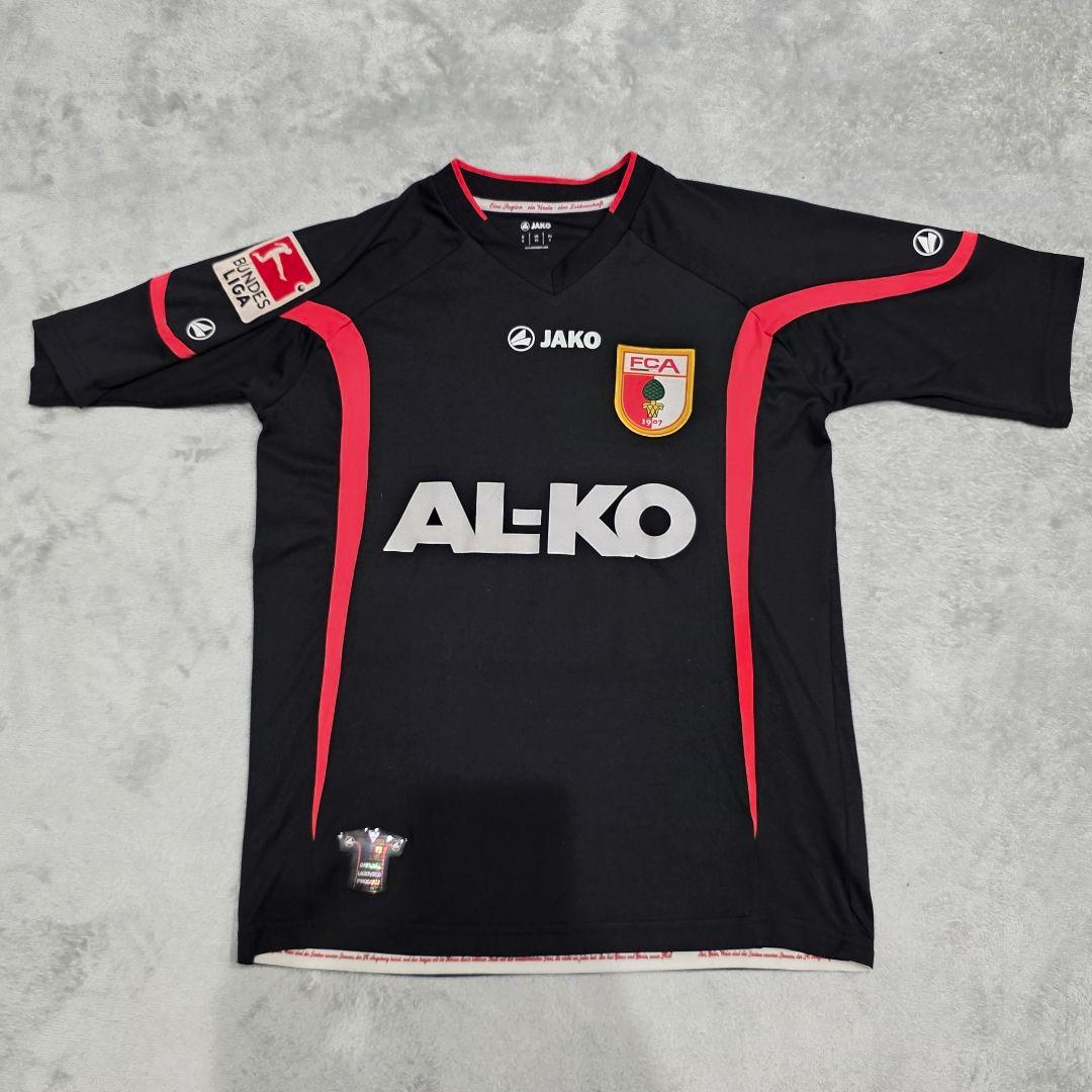 アウクスブルク　細貝萌　ユニフォーム　S　黒　jako　ヤコ　ブンデスリーガ