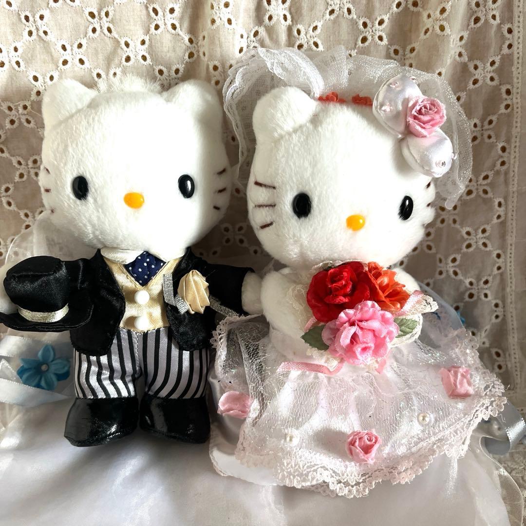 NTT限定品‼️サンリオ キティダニエル 電報ウェディングカップル結婚式 希少