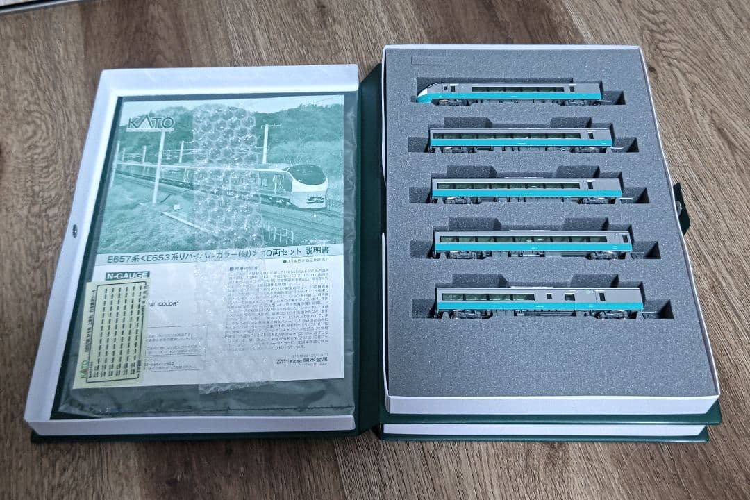 KATO 10-1878 E657系リバイバルカラー（緑）