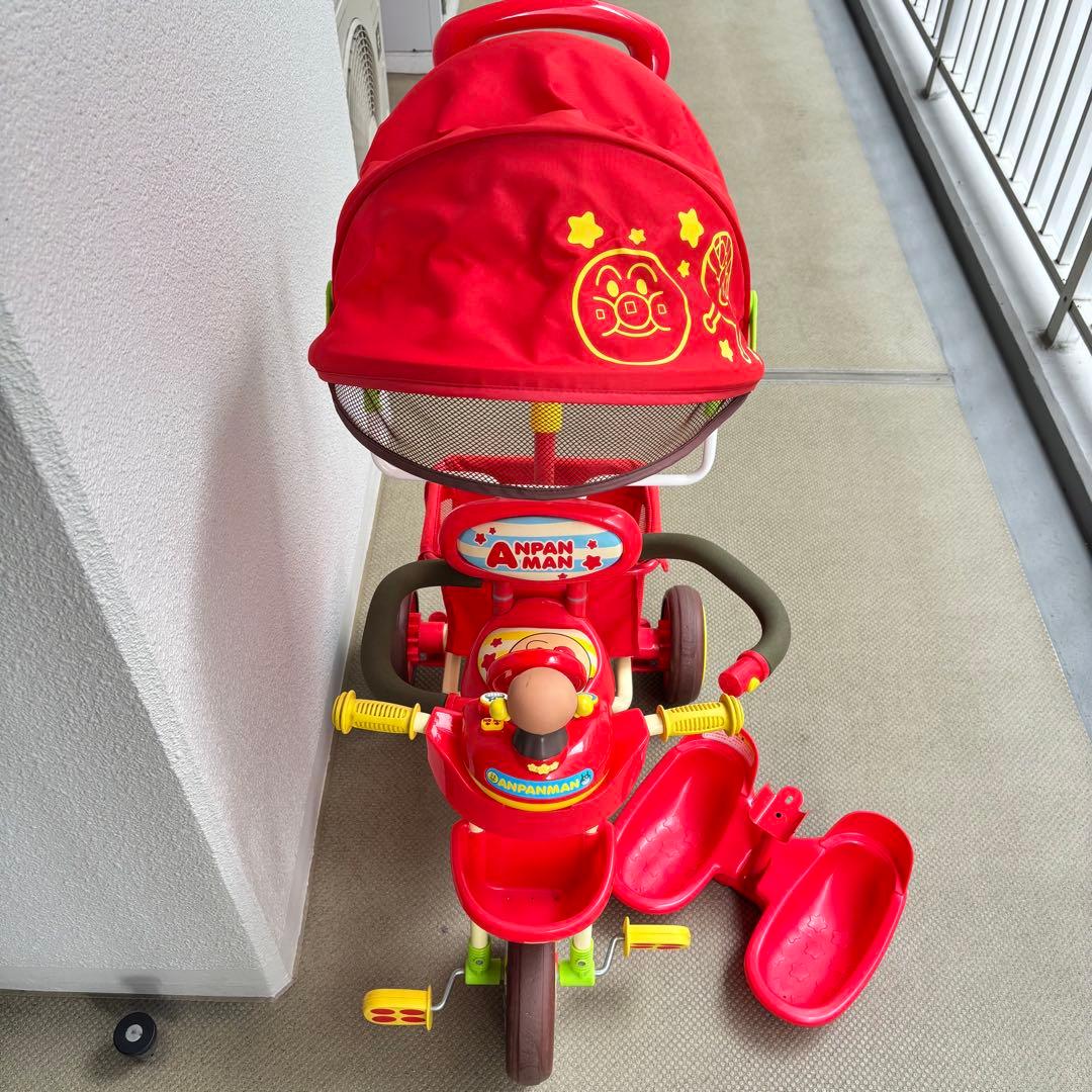【極美品】アンパンマン三輪車フルセット