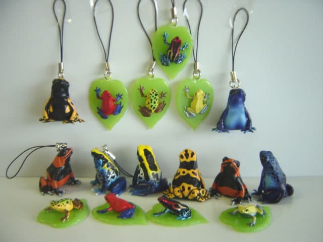 ♯Hoi26Hj　ネイチャーMONOヤドクガエル1ストラップマグネット16種