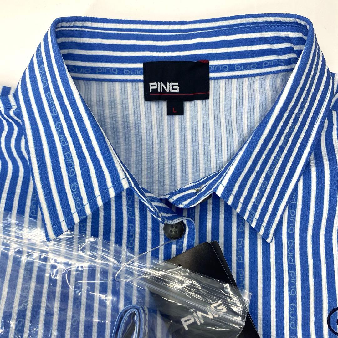 新品 PING ピン ストレッチ サッカー 半袖 ワンピース チュニック ゴルフ