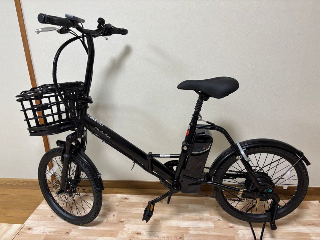 折りたたみ式電動アシスト自転車 20インチ黒 引き渡し希望