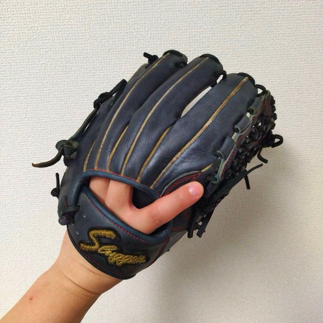 078 スラッガー 型抜群 即戦力 硬式兼軟式 少年 内野手用グローブ