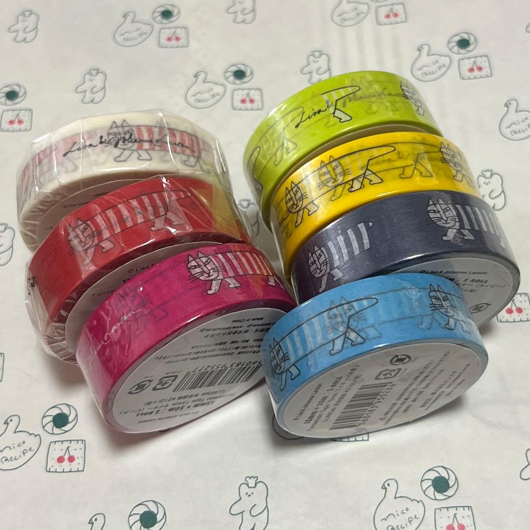 ✳️大幅値下げ✳️ 即購入⭕️ 希少 リサラーソン マスキングテープ 7点セット