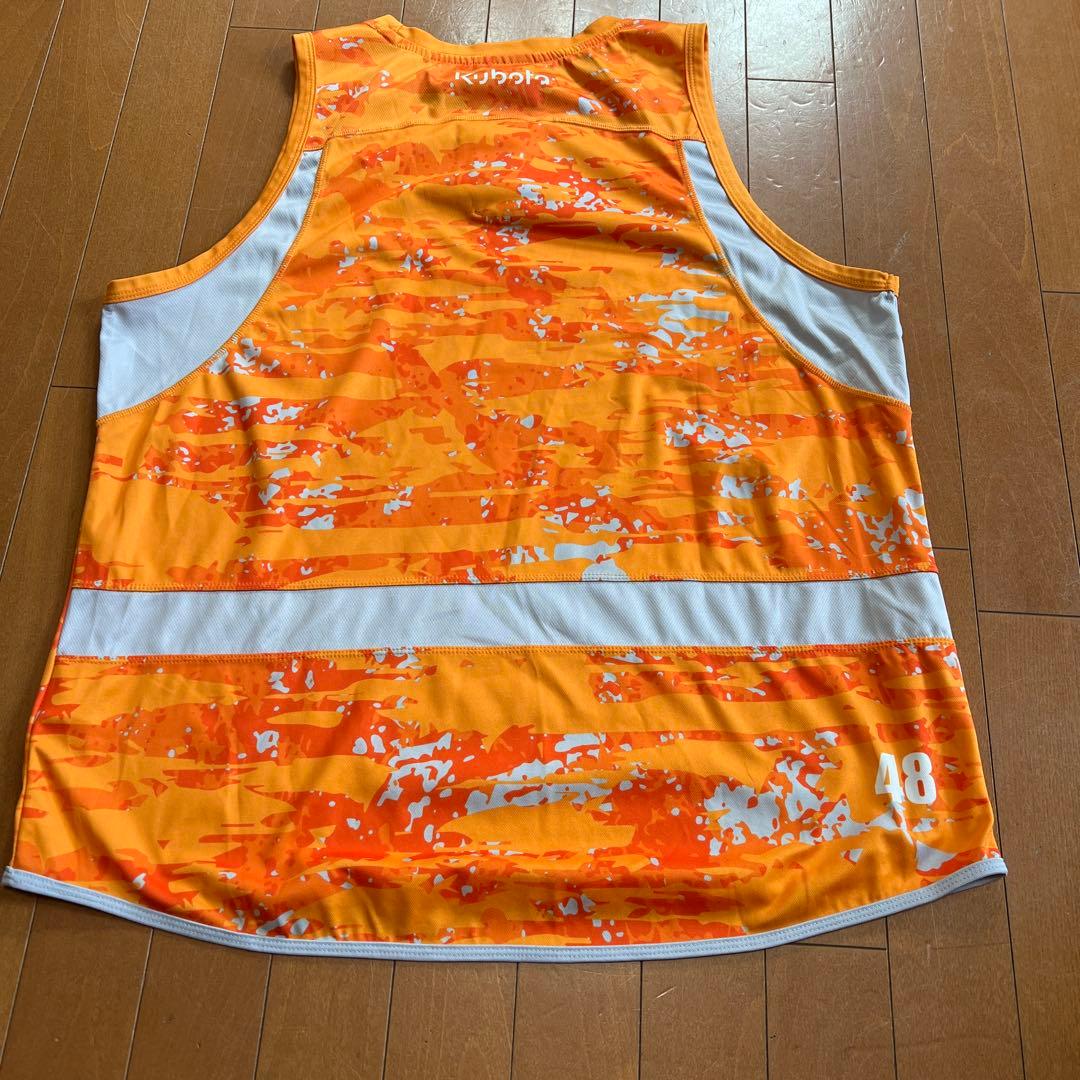 クボタスピアーズ選手支給品　ノースリーブ5XL #48マルコムマークス選手