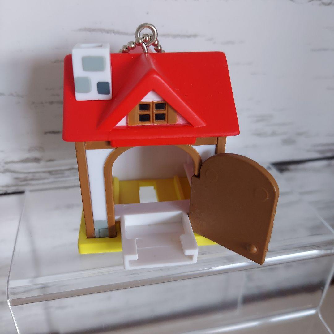 おいでよどうぶつの森　ミニミニハウスキーチェーン　フィギュア