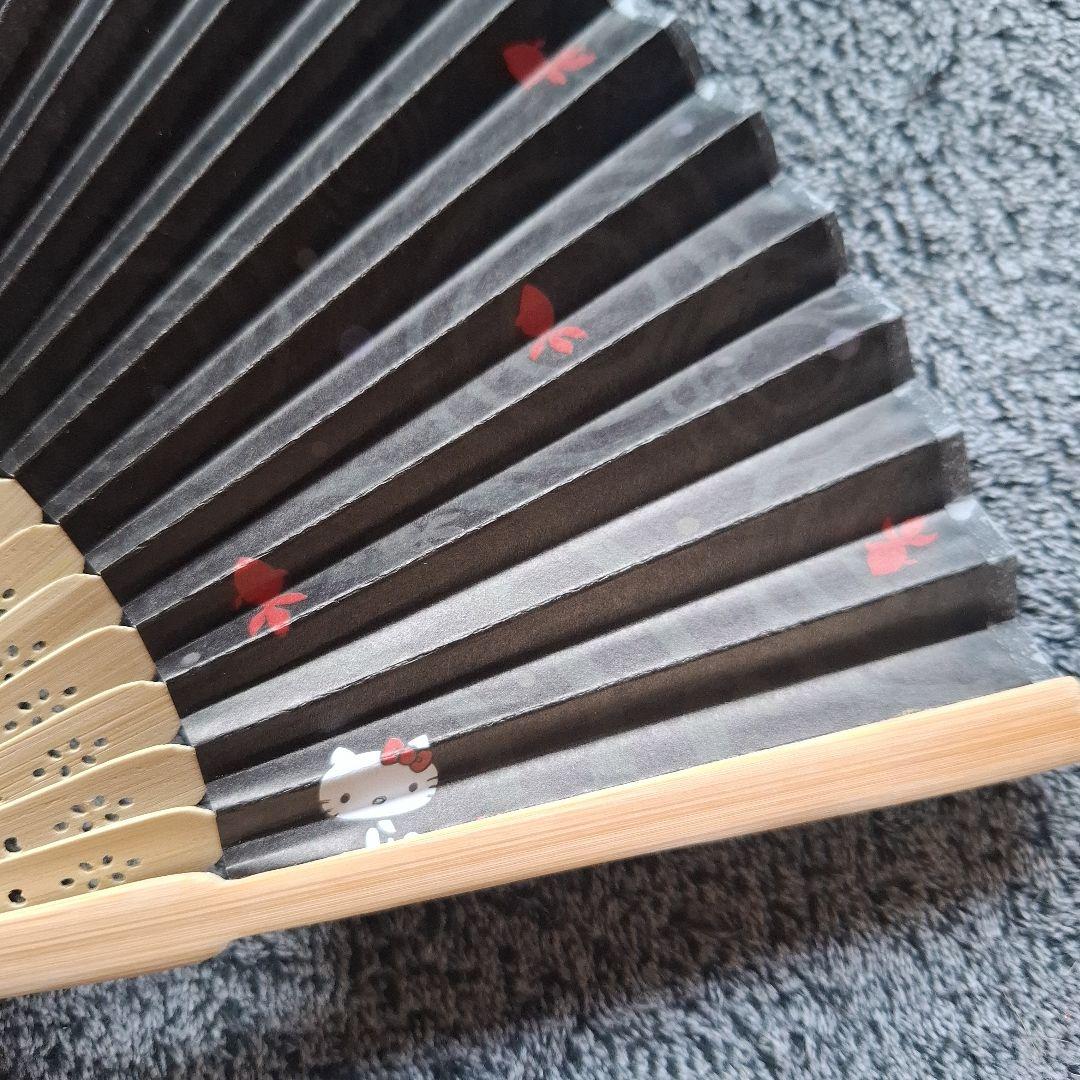 平成レトロキティ希少激レアHelloKITTYキティの扇子３点セット