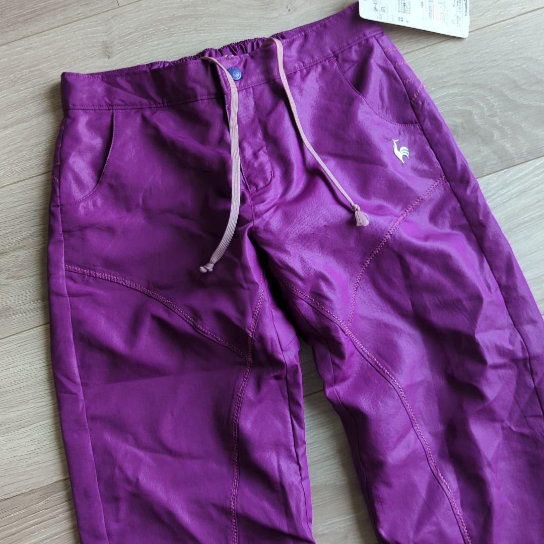 未使用　ルコックスポルティフ　ジャージ　М　パープル　吸汗速乾　抗菌防臭　ズボン