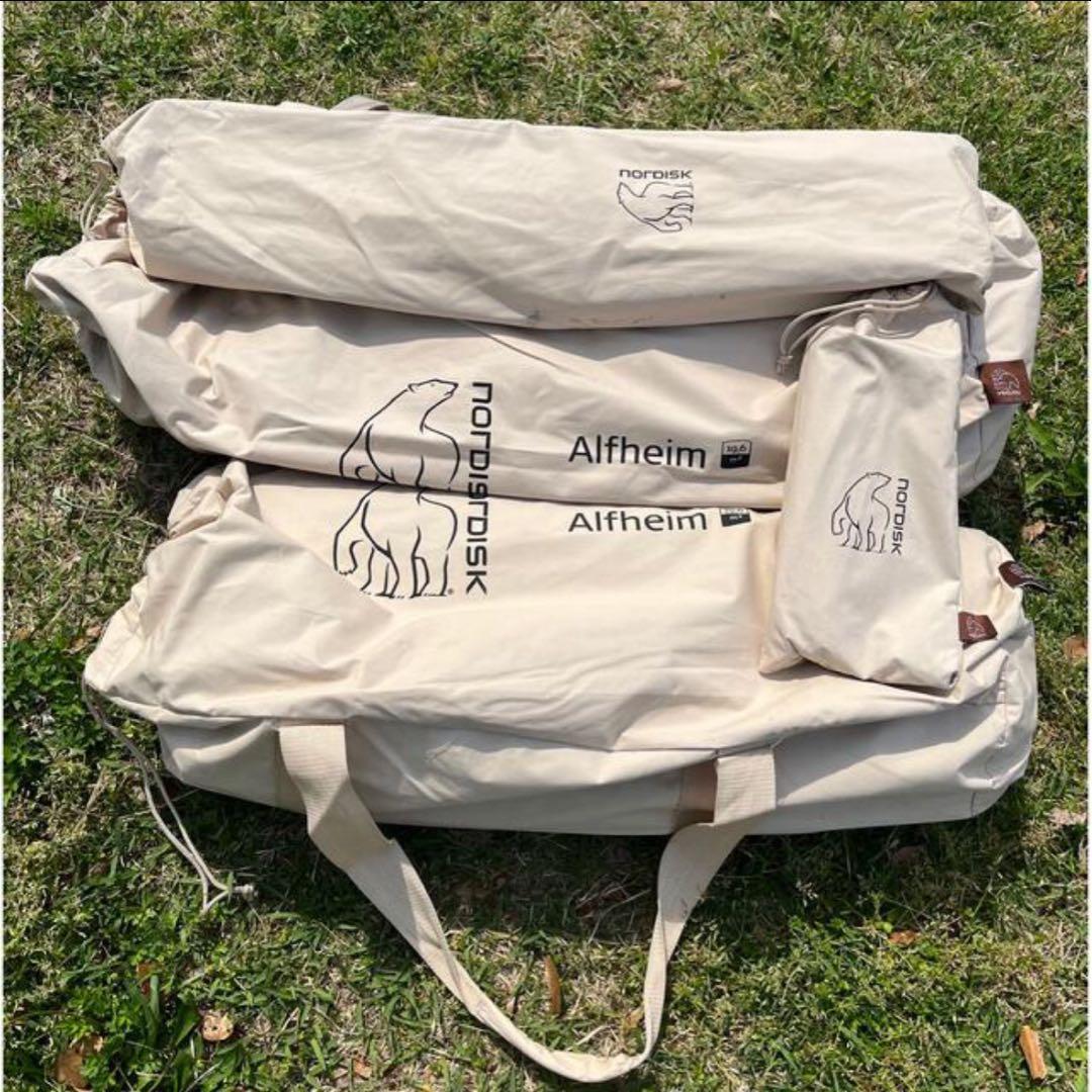 【美品】Nordisk アルフェイム19.6 ジップフロアシート付