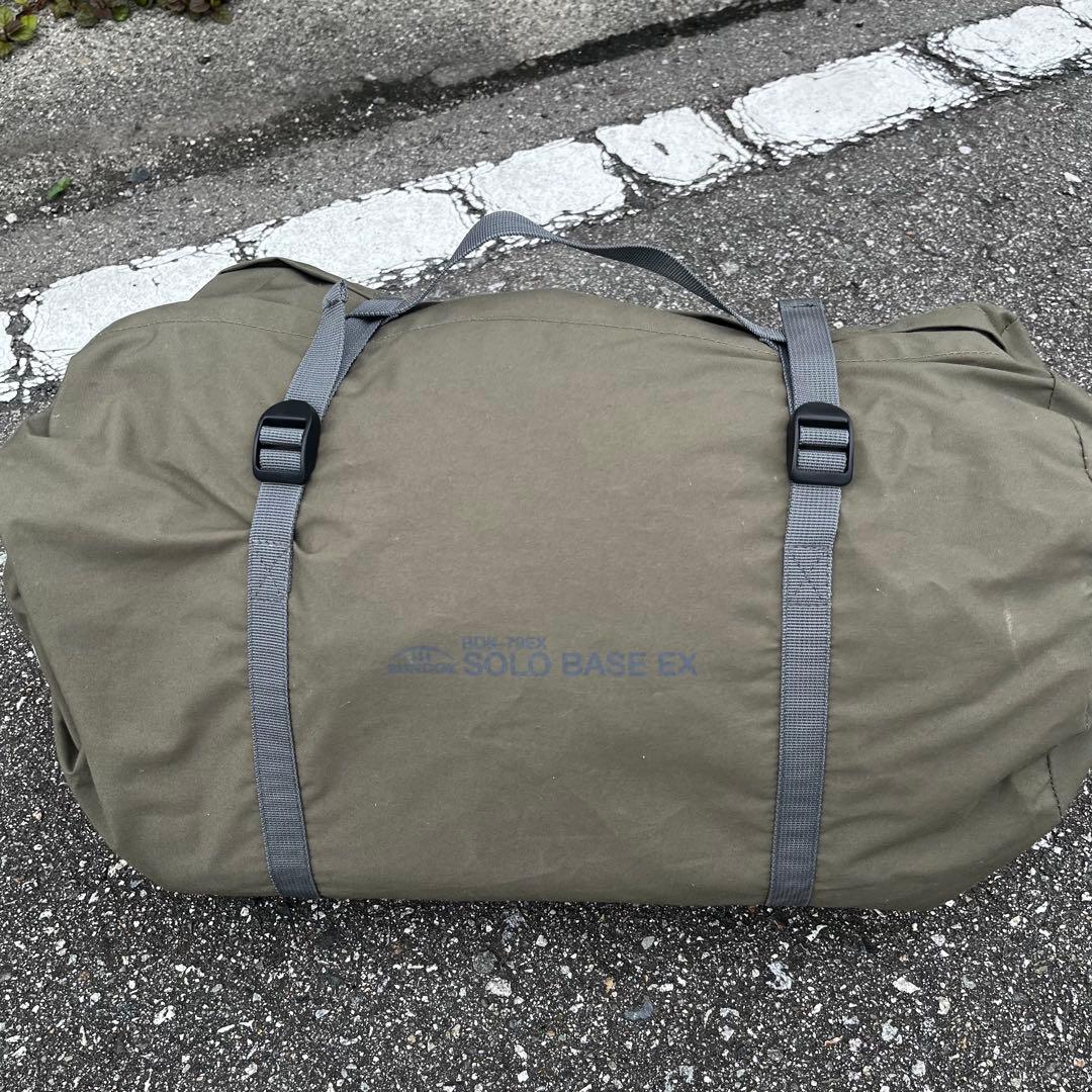 BUNDOK ソロベースEX タープ オリーブ色 美品 人気モデル