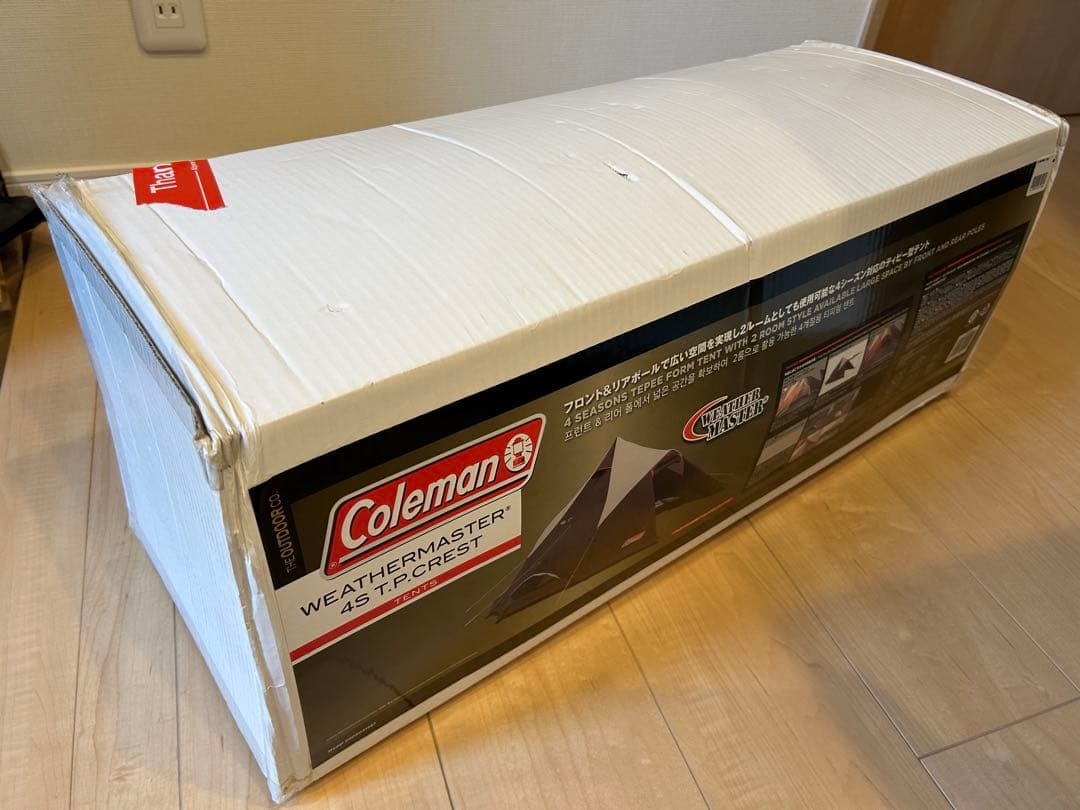 【希少　新品未開封】コールマン ウェザーマスター 4S T.P.クレスト テント