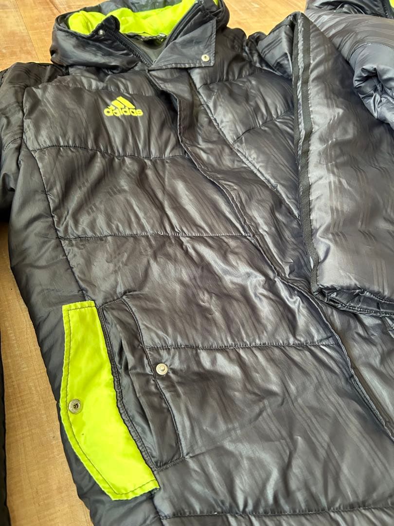 アディダス　adidas ベンチコート　LとLL 2枚セット　ダウン　ブルゾン