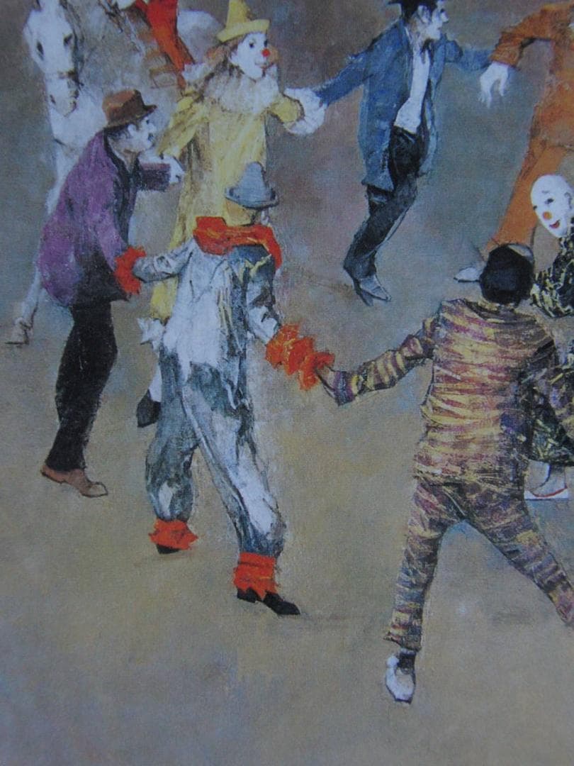 大歳克衞、【輪舞】、希少な額装用画集より、新品額装付