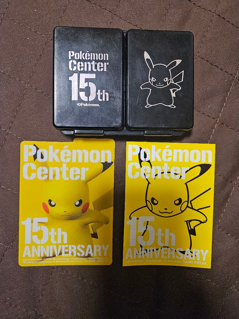 スリーブ60枚 ポケモンセンター15周年 ポケモンカード 付属品 3種セット