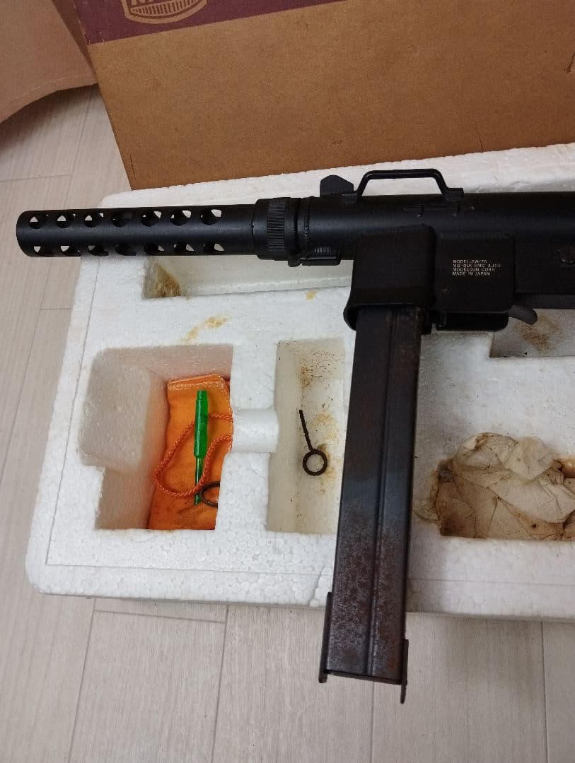 希少　MGC製モデルガン S&W M-76 元箱付 SPG規格品