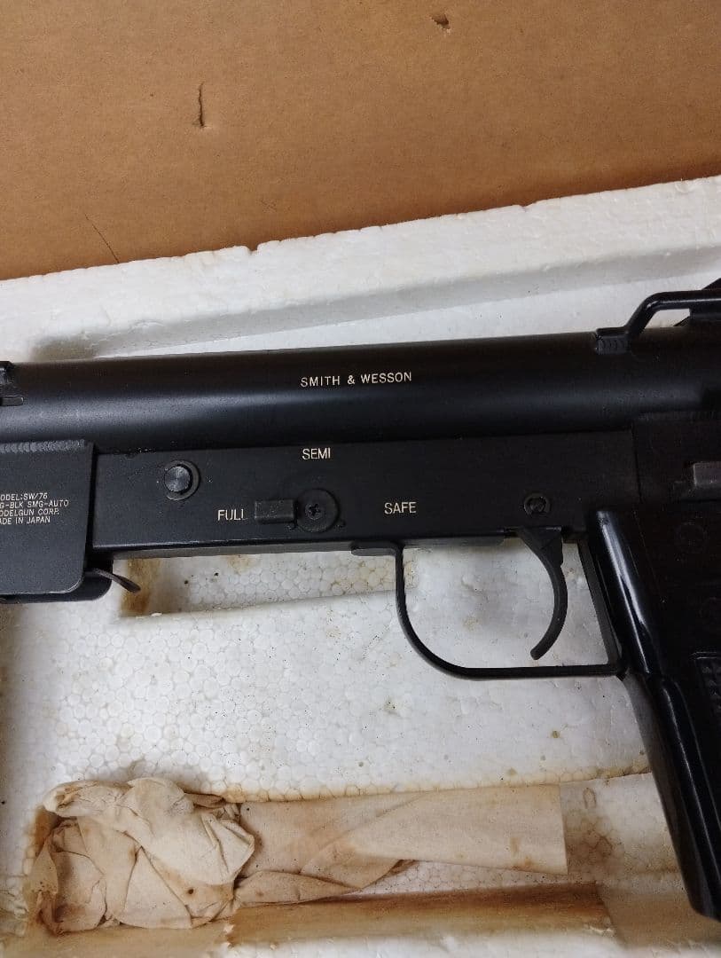 希少　MGC製モデルガン S&W M-76 元箱付 SPG規格品