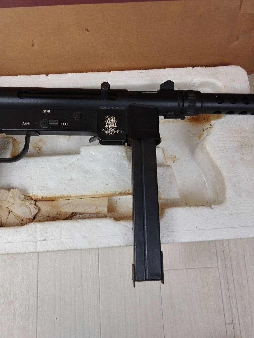 希少　MGC製モデルガン S&W M-76 元箱付 SPG規格品