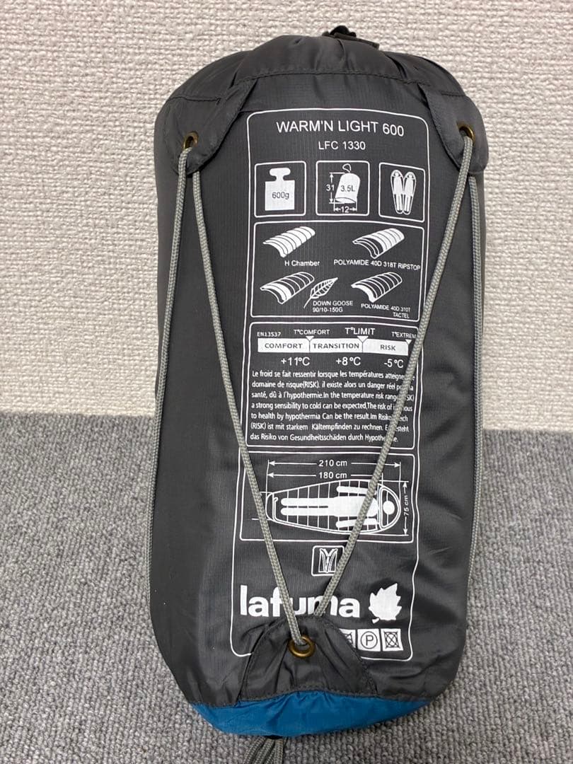 【lafuma】WARM'N LIGHT 600 寝袋