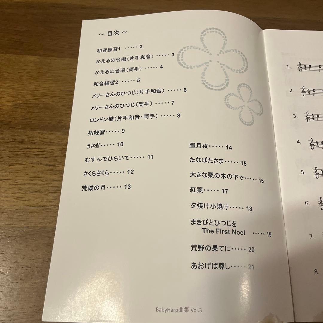 グレース　ベイビーハープ 12弦　説明書