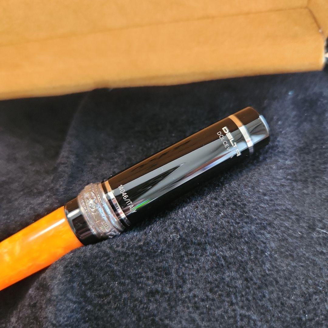 未使用品 デルタ ドルチェビータ ミニ シルバー ボールペン