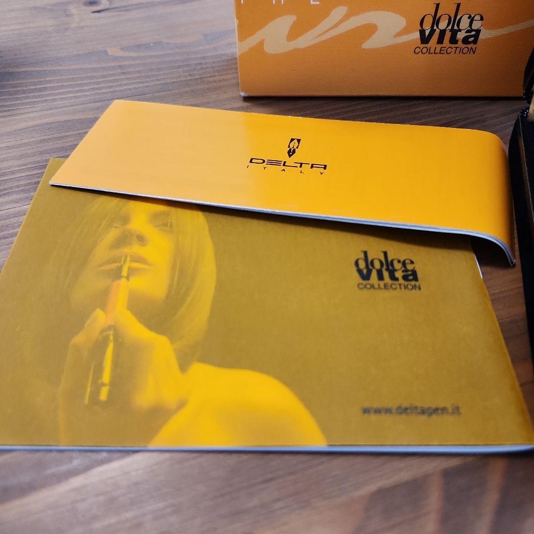 未使用品 デルタ ドルチェビータ ミニ シルバー ボールペン