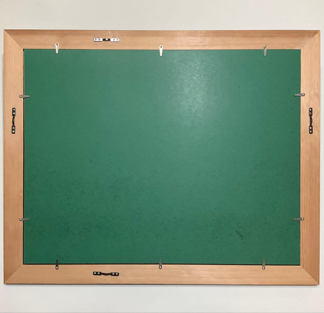 絵画・額縁・版画・志摩欣哉・朱不二万華鏡・赤富士・美術品・インテリア・雑貨