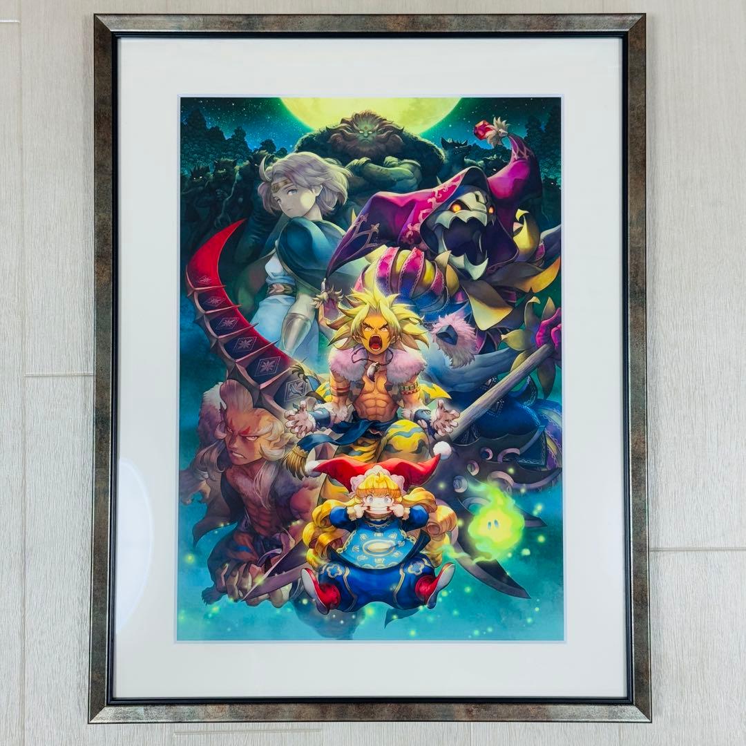 高精彩アート ケヴィン＆シャルロット 聖剣伝説3 複製原画