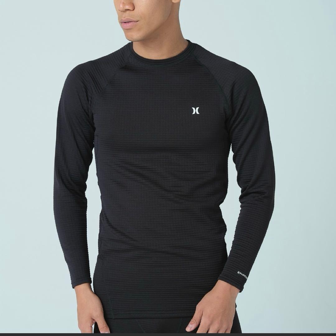 Hurleyハーレー メンズ ファントムワッフルインナークルーXS